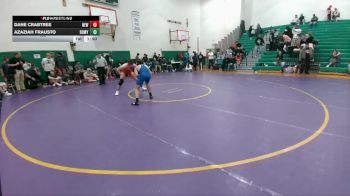 165 lbs Round 5 (6 Team) - Azaziah Frausto, DouglasWY vs Dane Crabtree, Newcastle
