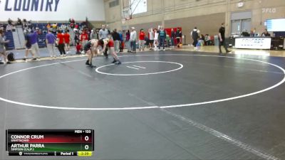 133 lbs Cons. Semi - Arthur Parra, Simpson (Calif.) vs Connor Crum, Unattached