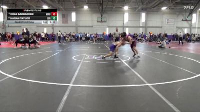 149 Silver Quarterfinal - Hagan Taylor, Loras vs Cole Sarbacker, Augsburg