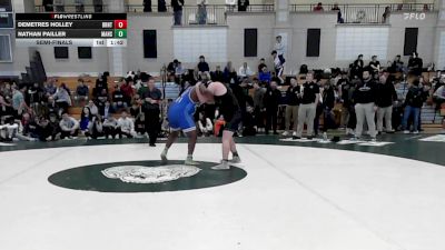 285 lbs Semifinal - Demetres Holley, Braintree vs Nathan Pailler, Mansfield