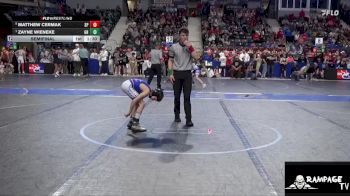 64 lbs Semifinal - Zayne Wieneke, Greater Heights vs Matthew Cermak, SC Punisher