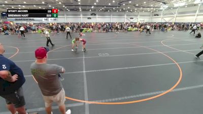 90 lbs Quarterfinal - Wyatt Jacobs, Unattached vs Brennan Hart, Team Donahoe