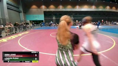 115-126 lbs Round 3 - London Pleau, Chester vs Anna Lewis, Greenwave Youth Wrestling