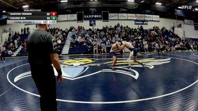 184 lbs Cons. Round 3 - Daevon Vereen, Sioux Falls vs Colter Bye, Upper Iowa