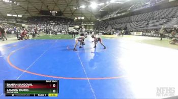 1A 126 lbs Cons. Semi - Damian Sandoval, Cascade (Leavenworth) vs Landon Ramos, Castle Rock