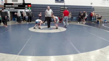 67 lbs Quarterfinal - Ryan Grant, Treasure Valley Wrestling Club vs Brooks Pingree, All In Wrestling Academy