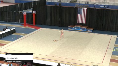 Christina Min - Ribbon - 2021 Rhythmic Elite Qualifier