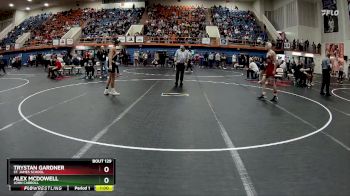 132 lbs Cons. Round 2 - Trystan Gardner, St. James School vs Alex McDowell, John Carroll