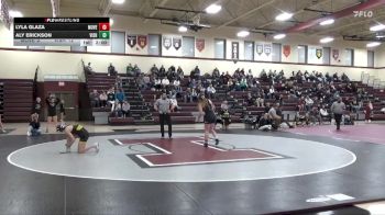 135 lbs Round 1 (3 Team) - Aly Erickson, Vinton-Shellsburg vs Lyla Glaza, Mount Vernon