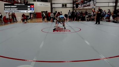 125 kg Cons. Round 2 - Mason Knight, Olivet Wrestling Club vs Shane Whitney, Dragon Wrestling Club