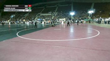 7A 126 lbs Cons. Round 2 - Joshua Zurcher, Mary G Montgomery vs Carson Allen, Carver Montgomery HS