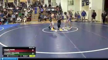 140 lbs Quarterfinal - Tyler Mann, Wetumpka vs Hughes Williams, Houston Academy