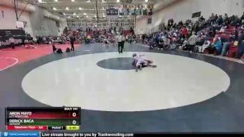 126 Boys Cons. Round 3 - Aron Mayo, Litt Wrestling vs Derick Baca, Skyview