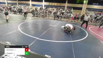 109 lbs Round Of 16 - Juan Julian JJ Quintana, Brighton WC vs Jayden Preston, Live Training