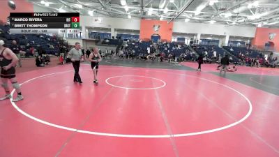 149 lbs Cons. Round 6 - Brett Thompson, Slippery Rock Club Team vs Marco Rivera, RIT