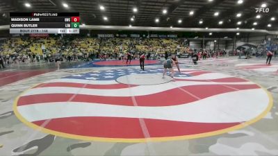148 lbs Quarterfinal - Madison Lamb, Glasgow Wrestling Club vs Quinn Butler, Lemmon