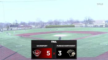 Replay: Davenport vs Purdue Northwest | Mar 22 @ 1 PM