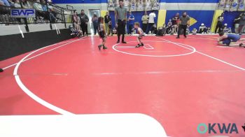 46 lbs Round Of 16 - Trace Bush, Skiatook Youth Wrestling vs Maverick Williams, Pitbull Wrestling Academy