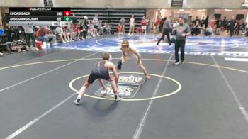 127 lbs Round 2 (4 Team) - Lucas Bach, Washington, IL vs Jase Dangelser, Bettendorf, IA