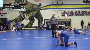 165 lbs Quarterfinal - Olyver Fuller, Camanche vs Rayden Hill, South Tama County