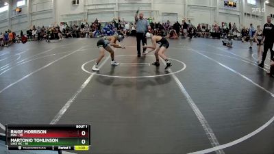 88 lbs Round 1 (10 Team) - Raige Morrison, DWA vs Martonio Tomlinson, Lake WC