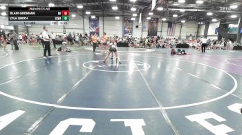 114 lbs Rr Rnd 2 - Blair Grennan, Charlies MF Angels vs Lyla Smith, CKWA