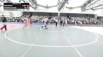 128-H lbs Consi Of 32 #1 - Sam Miller, HS Team Nauman WC vs LEONIDAS BUTLER, Gateway/Woodbury