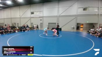 200 lbs Placement Matches (8 Team) - Emily Riopel, South Carolina vs Bella Huston, Michigan Red