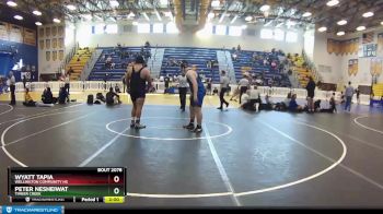 285 Blue Semifinal - Peter Nesheiwat, Timber Creek vs Wyatt Tapia, Wellington Community Hs