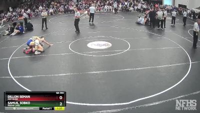 4A 144 lbs 3rd Place Match - Dillon Seman, May River vs Samuil Sobko, Indian Land