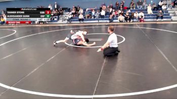 133 lbs Cons. Round 2 - Aleksander Gunn, Colorado State University - Pueblo vs Tanner Stone, Colorado Mesa University