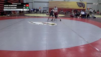 125 lbs Cons. Round 2 - Lucas Oldenkamp, Coe vs Nicholas Walker, Millikin