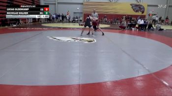 125 lbs Cons. Round 2 - Lucas Oldenkamp, Coe vs Nicholas Walker, Millikin