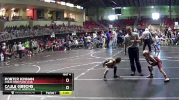 62 lbs Cons. Round 4 - Caule Gibbons, Crawford Jr. Wrestling vs Porter Kinnan, Cozad Wrestling Club