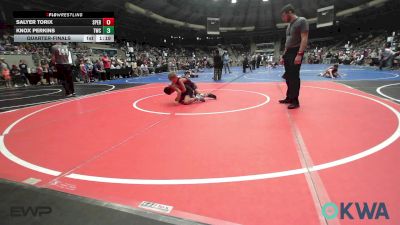 70 lbs Quarterfinal - Salyer Torix, Sperry Wrestling Club vs Knox Perkins, Tahlequah Wrestling Club