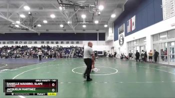 140 lbs Champ. Round 2 - Jacquelin Martinez, Irvine vs Danielle Navarro, Slape, Hillcrest