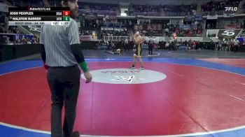 6A 190 lbs Champ. Round 1 - Halston Barker, Athens vs Josh Peoples, Southside Gadsden