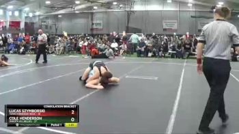 170 lbs Cross Bracket (8 Team) - Cole Henderson, Dakota Hillbillies vs Lucas Szymborski, Team Tennessee Blue