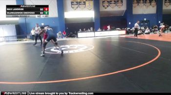 157 lbs Cons. Round 2 - Max Landrum, Belmont Abbey vs Oluwajuwon Omotoso, Bluefield State