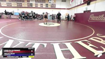 145 lbs Champ. Round 2 - Joselyn Gutierrez, Skyline College vs Megan Dean, Unattached