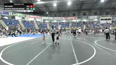 37 lbs Final - Eve Lopez, Black Fox Wrestling Academy vs Valente Rosales-Retana, Westy Futures