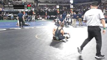 126 lbs Consi Of 16 #1 - Osiel Perez, Redwood -Visalia (CS) vs Aaron Klein, Poway (SD)