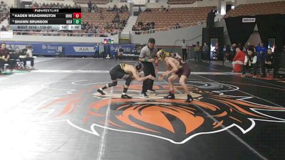 115-D1 Champ. Round 1 - Kaden Weaghington, Shadow Ridge High School vs Shawn Brunson, Gilbert High School