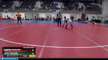 70 lbs Finals (8 Team) - LeRoy Haaland, LSH (LeSueur/Henderson) vs Harper Hamacher, Becker