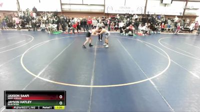 175 lbs Quarterfinal - Jayson Hatley, Bear River vs Jaxson Saafi, West Jordan