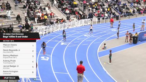High School Boys' 400m, Finals 1 - Age under 8