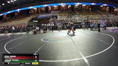 1A 215 lbs Cons. Round 1 - Adrian Tejada, Somerset vs Kohl Pippin, Wakulla Hs