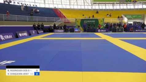 BERNARDO RODRIGUES DOS SANTOS vs RAVEL CERQUEIRA VENTURA 2023 Brasileiro Jiu-Jitsu IBJJF