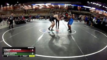 285 lbs Semifinal - Tyranny McGowan, Columbus vs Kaden Darwin, Palmetto Ridge H.S.