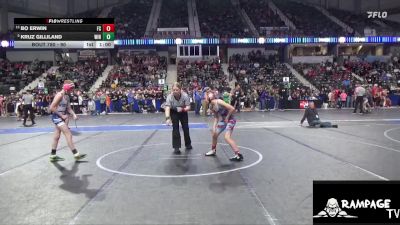 90 lbs Cons. Round 1 - Kruz Gilliland, Winfield vs Bo Erwin, Fort Scott